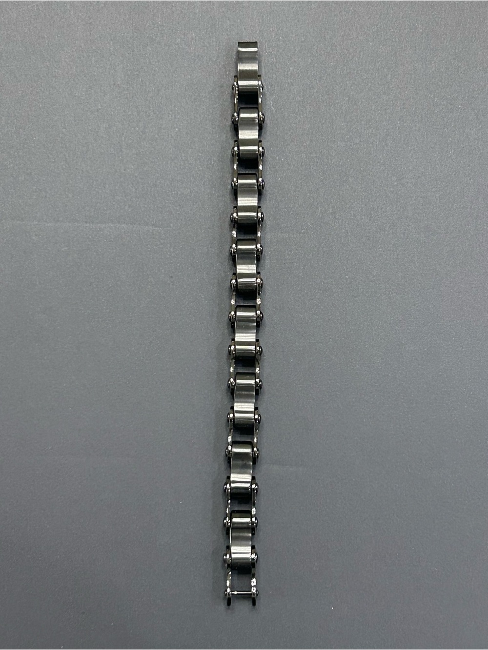 Men's INOX Black Stainless Steel Chain Bracelet
